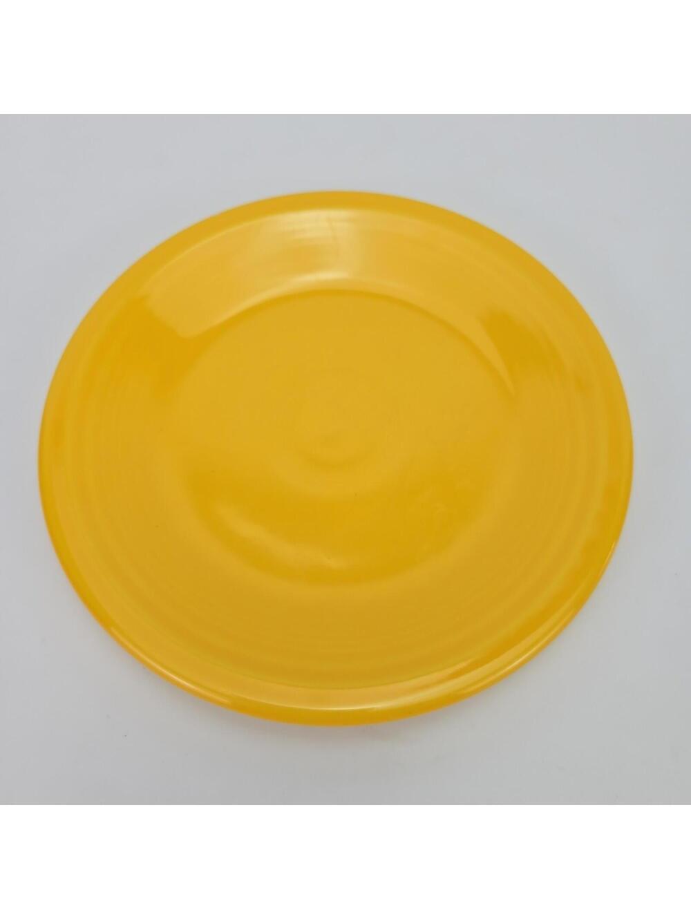 Fiestaware Fiesta Homer Laughlin Classic Dinner Plate 7" Sunflower Yellow